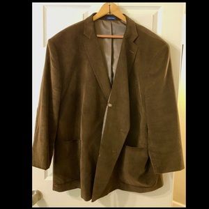 Stafford Brown Corduroy Sport Coat 58R